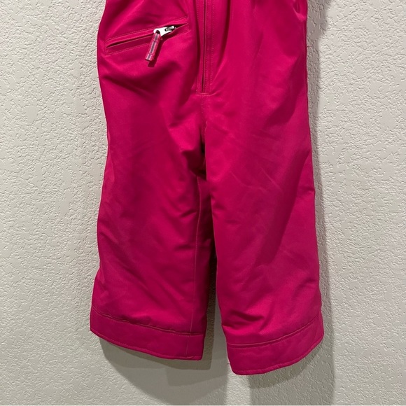 Obermeyer Girls Toddler Ski Snow I-Grow Bibs Pants Overalls Pink Size 3 #55015, - Picture 4 of 16
